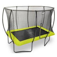  Батут EXIT Silhouette прямокутний 214x305 зелений